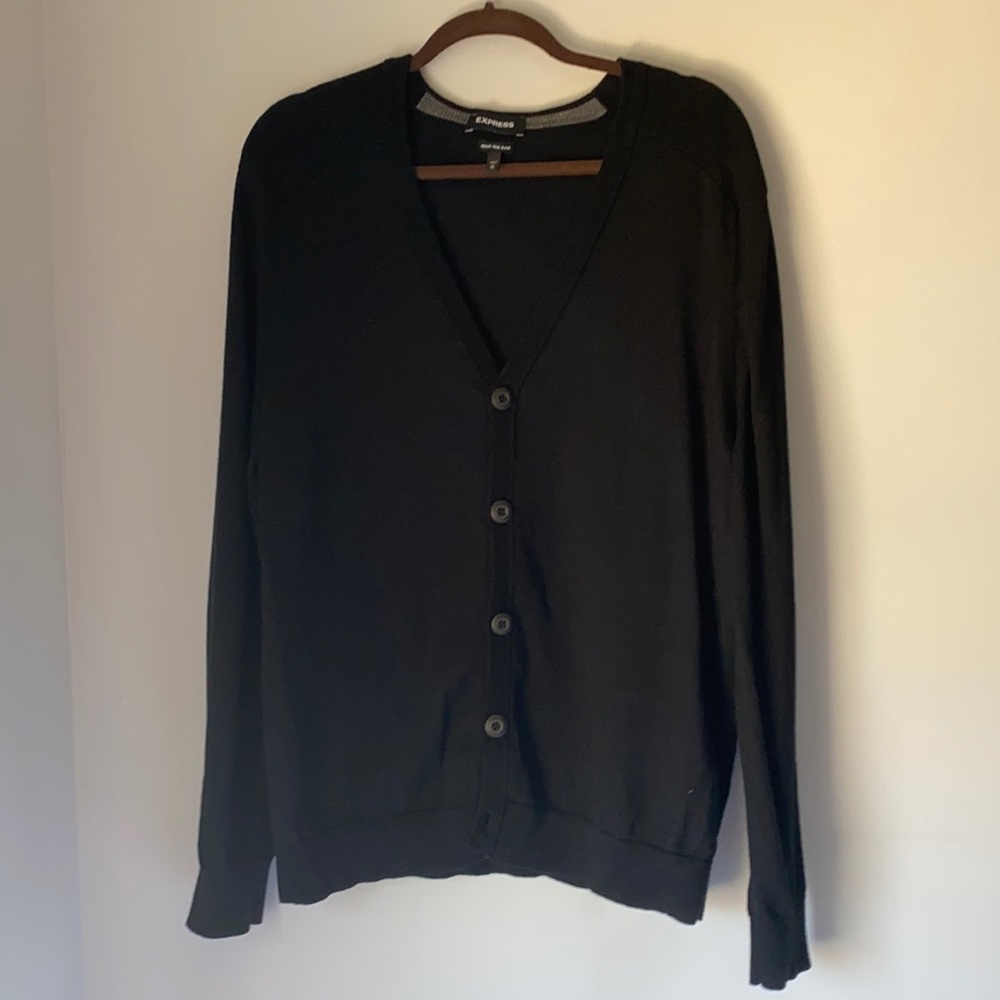 Express Merino Wool Blend Cardigan